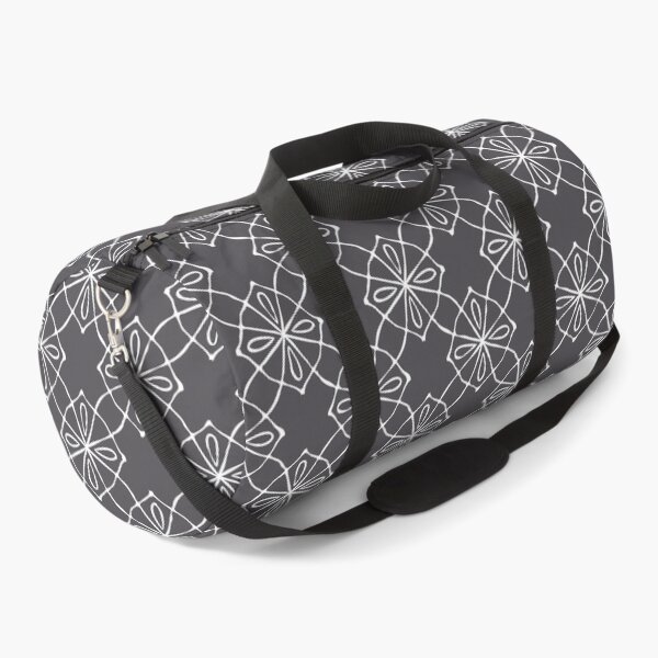 Item preview,  Geometric Pattern Linked Grey White designed and sold by Antava.