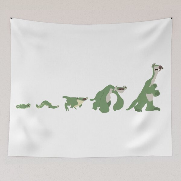 Item preview, Ice Age Sid the Sloth Evolution in Color designed and sold by CMORRISON12345.