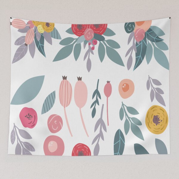 Item preview, Flowers Illustration  designed and sold by Wahbastore.