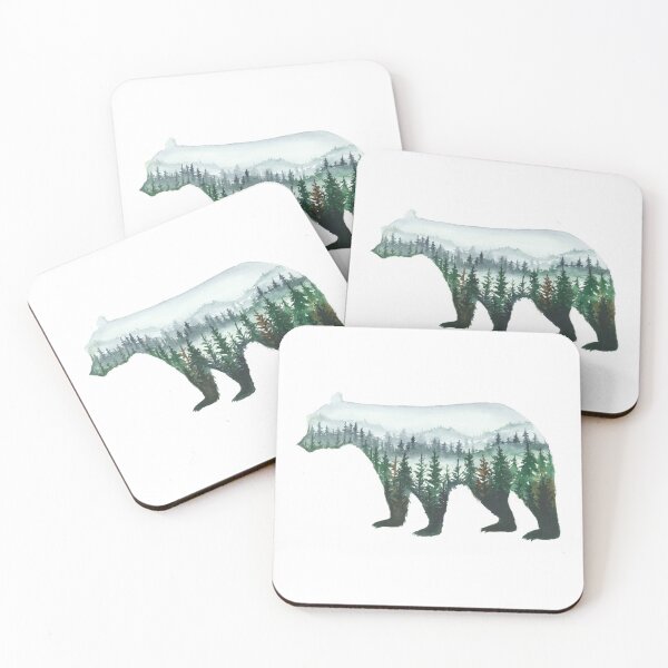 Item preview, Bear Silhouette designed and sold by sarahvogelart.