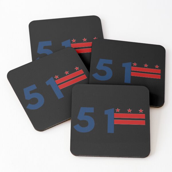Item preview, DC Statehood 51 flag designed and sold by MinimalTag.