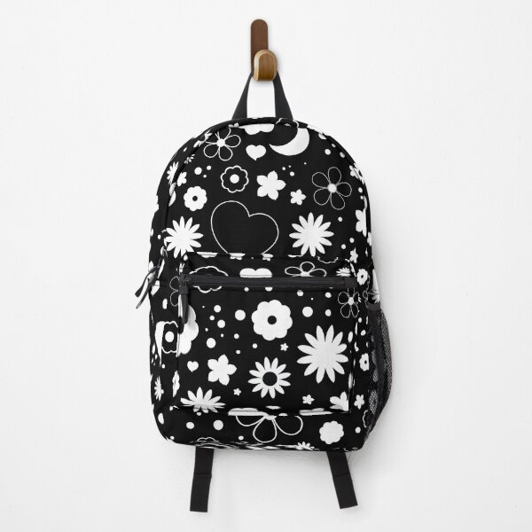 Item preview, Flower Power (White on Black) designed and sold by myfirstapt.