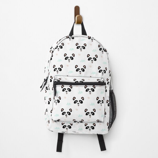 Item preview, Panda seamless pattern on white and pink background. designed and sold by Kizuneko.