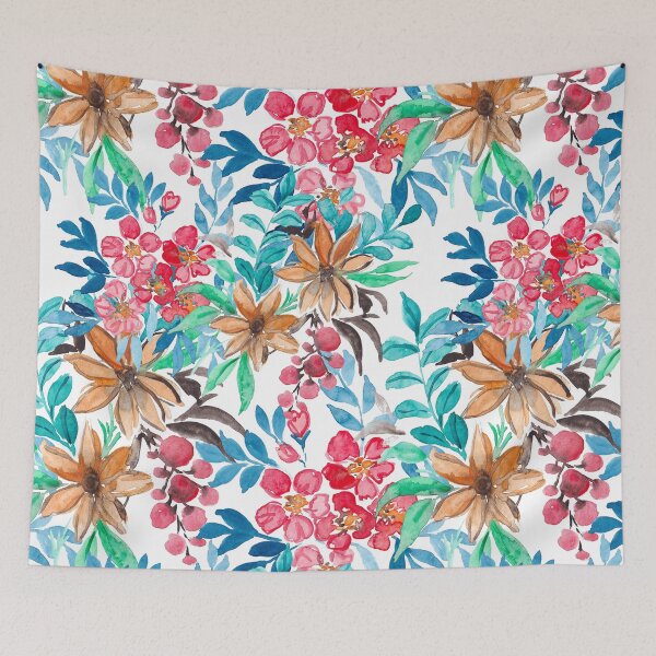 Item preview, Watercolor flowers. Abstract hand drawn art.  designed and sold by NatalliaNovik.