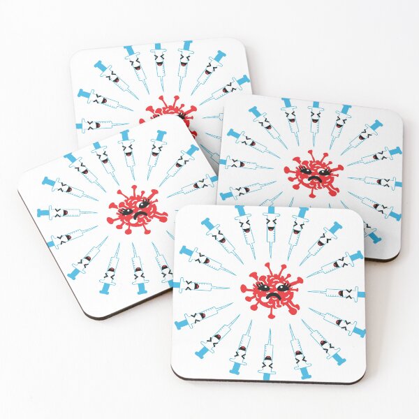 Item preview, Kawaii Cute Covid-19 Coronavirus Vaccination designed and sold by Jazz Dot Studio.
