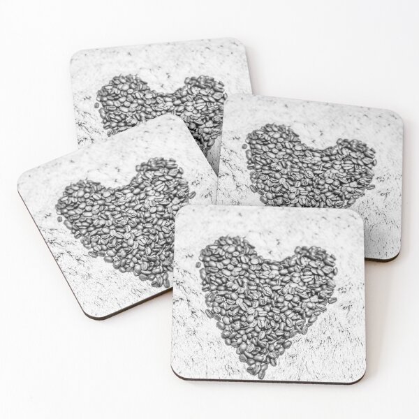 Item preview, Heart shaped coffee beans designed and sold by SzendeB.
