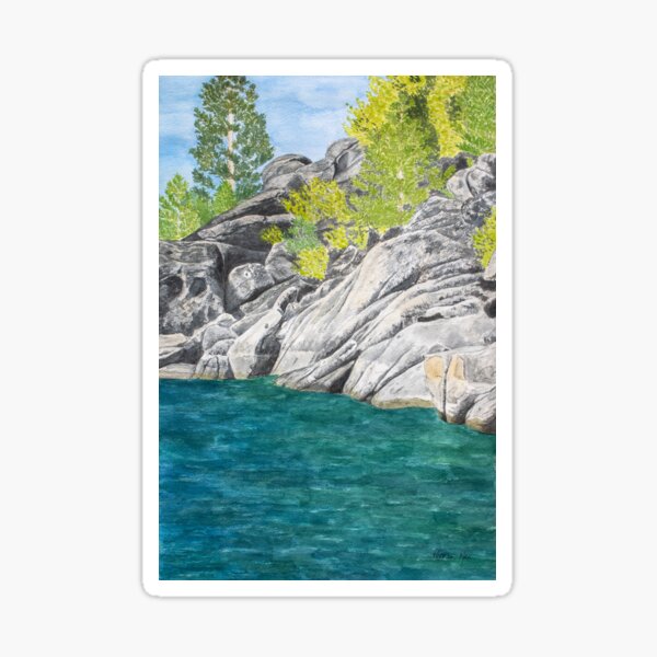 Item preview, Rocky Waters of Lake Tahoe designed and sold by tahoekerri.