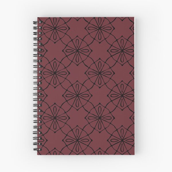 Item preview,  Geometric Pattern Linked Burgundy Black designed and sold by Antava.