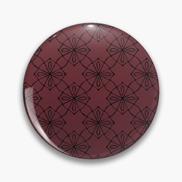 Item preview,  Geometric Pattern Linked Burgundy Black designed and sold by Antava.