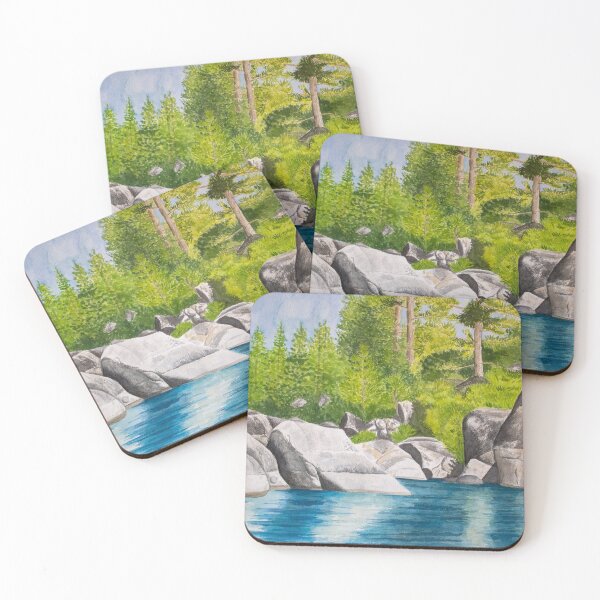 Item preview, Lake Tahoe Rocks and Trees designed and sold by tahoekerri.