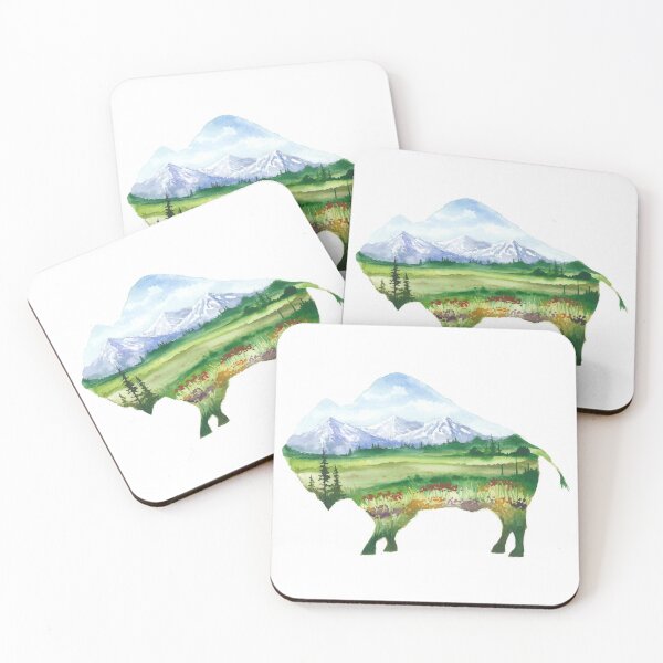 Item preview, Bison Silhouette designed and sold by sarahvogelart.