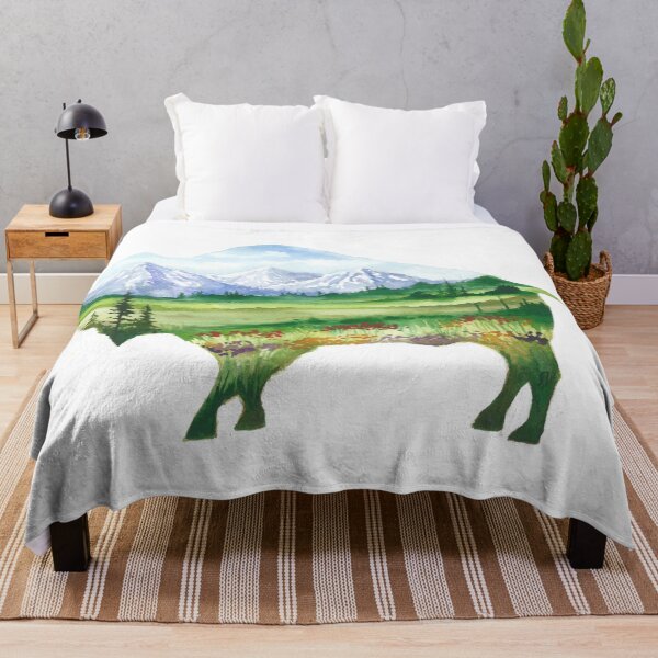 Item preview, Bison Silhouette designed and sold by sarahvogelart.