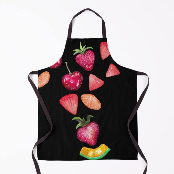 Item preview, Watercolor Fruits splash, strawberries, cherries, watermelon slices designed and sold by IngaDesign.
