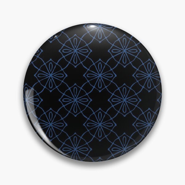 Item preview,  Geometric Pattern Linked  Black Blue designed and sold by Antava.