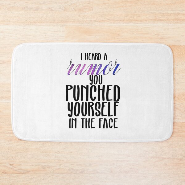 Item preview, The Umbrella Academy-Inspired "A Rumor You Punched Yourself" designed and sold by mulberrydragon.