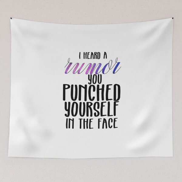 Item preview, The Umbrella Academy-Inspired "A Rumor You Punched Yourself" designed and sold by mulberrydragon.