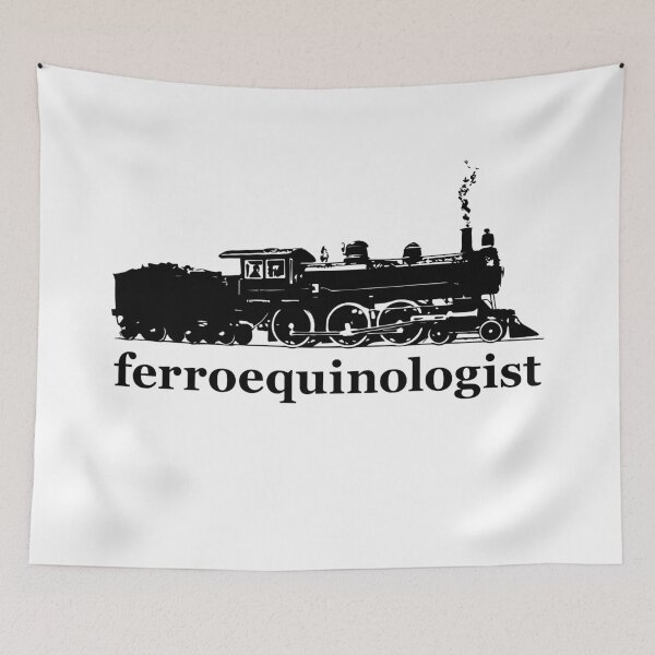 Item preview, Ferroequinologist - Train Enthusiast / Railfan / Railway Fan designed and sold by ClickForMore.