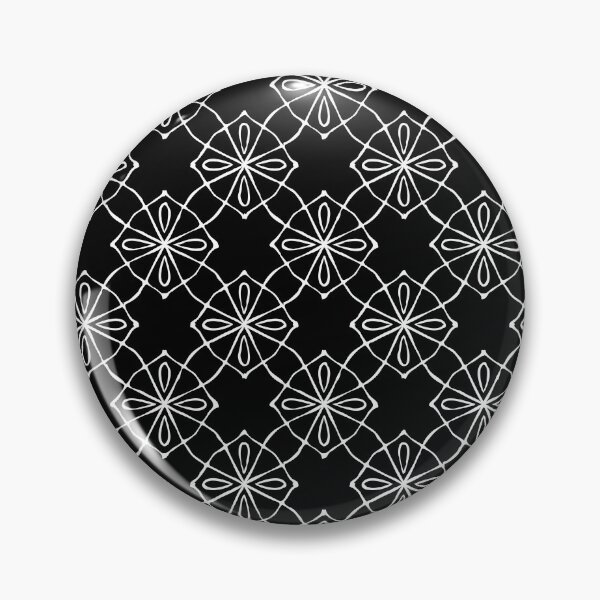 Item preview,  Geometric Pattern Linked  Black White designed and sold by Antava.