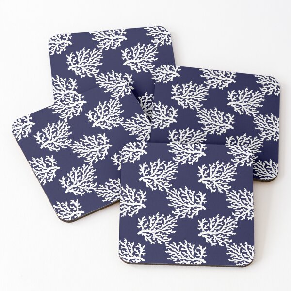 Item preview, Blue and white coral designed and sold by IoanaHraball.