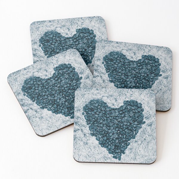 Item preview, Heart shaped coffee beans designed and sold by SzendeB.