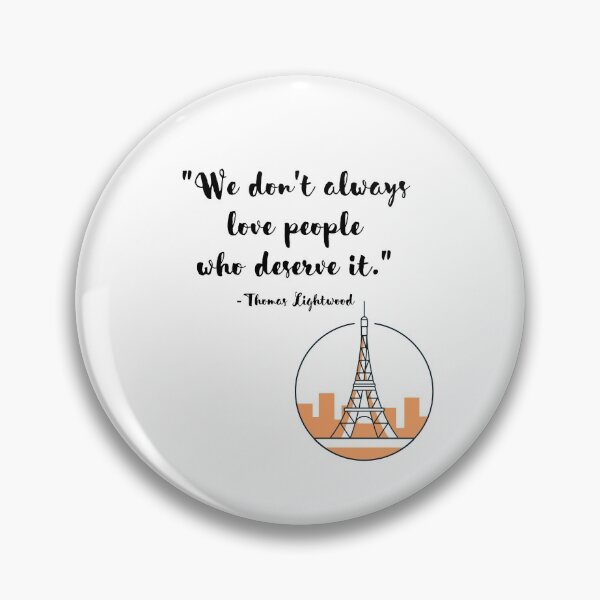 Item preview, Thomas Lightwood Quotes designed and sold by akumayoshop.
