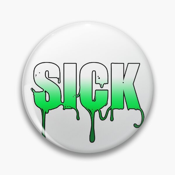 Item preview, SICK Green and White designed and sold by LeonLambyArt.