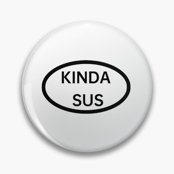 Item preview, Kinda Sus Oval designed and sold by Jefflevin333.