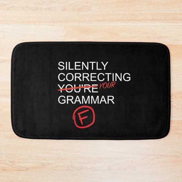 Item preview, Quietly improve your grammar grade F. designed and sold by Montrepeneuer.