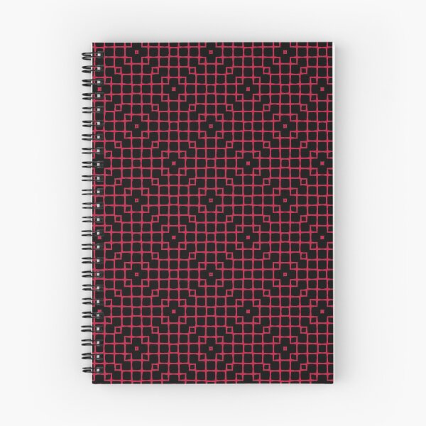 Item preview,  Geometric Pattern Mesh Black Pink designed and sold by Antava.