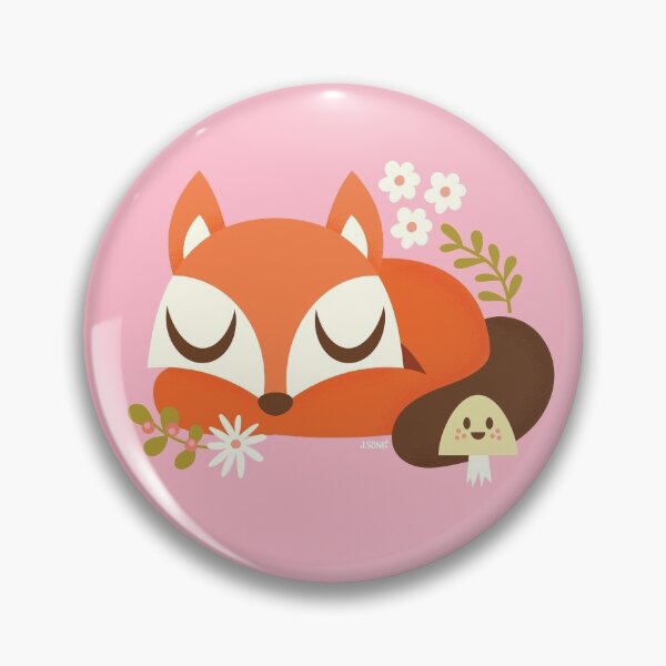 Item preview, Sleeping Fox - Pink designed and sold by jsongdesign.