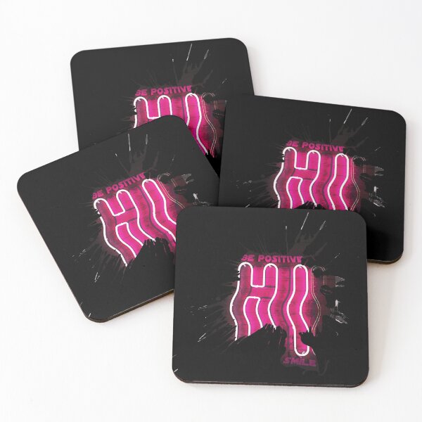 Item preview, Neon " Hi" // Be positive designed and sold by PGPshop.