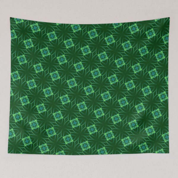 Item preview, Green diamond pattern designed and sold by 'VARI'.