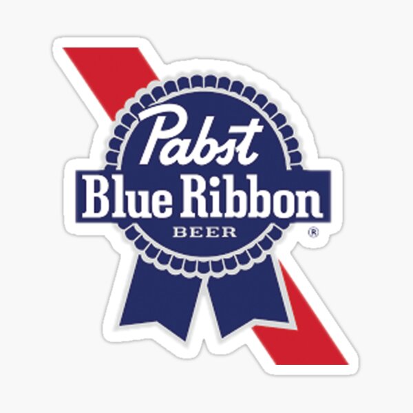 Pabst Blue Ribbon Beer Sticker