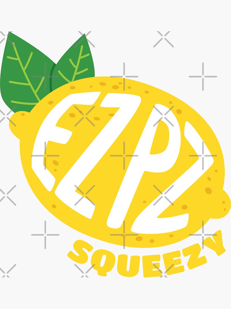 Thumbnail 3 of 3, Sticker, Ez Pz Lemon Squeezy designed and sold by ElectricFangs.