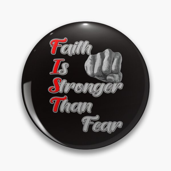 Item preview, Faith Is Stronger Than Fear designed and sold by svahha.