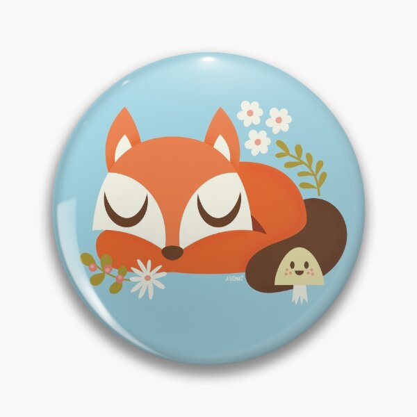 Item preview, Sleeping Fox - Blue designed and sold by jsongdesign.