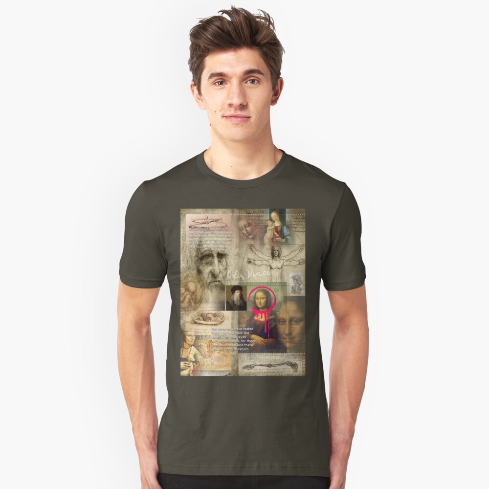 leonardo da vinci shirt