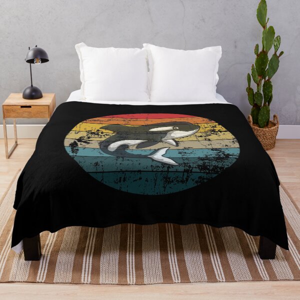 Item preview, Skywhale, Retro Sunset Orca Whale designed and sold by fra02.