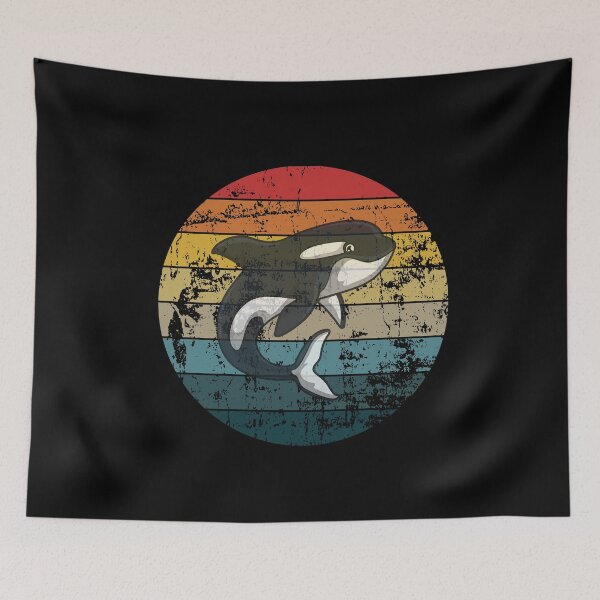 Item preview, Skywhale, Retro Sunset Orca Whale designed and sold by fra02.