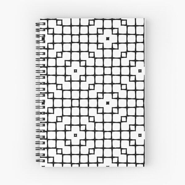Item preview, Geometric Pattern Mesh White Black designed and sold by Antava.