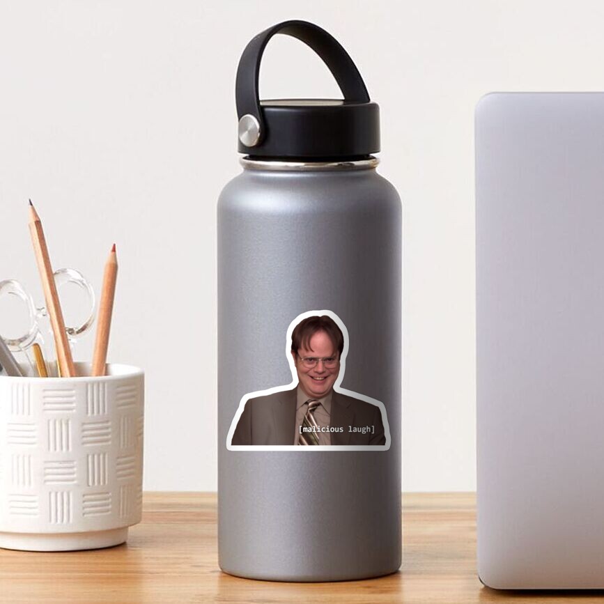 Dwight Schrute Laugh The Office Sticker For Sale By Incessantly You Redbubble