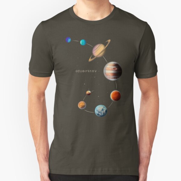 Solar System Slim Fit T-Shirt