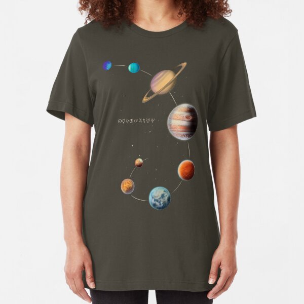 Solar System Slim Fit T-Shirt
