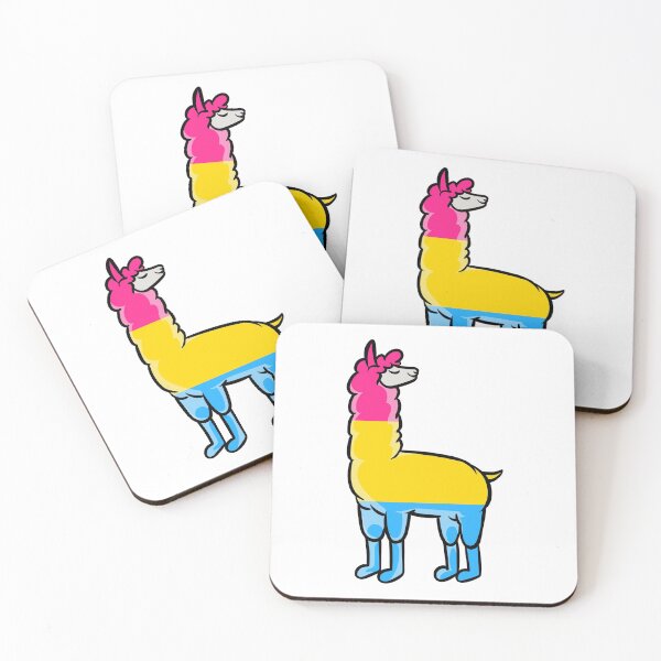 Item preview, Pansexual llama loves subtle pride | LGBTQ designed and sold by Petra Becker.