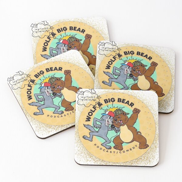 Item preview, Wolf and Big Bear Gold Powder Logo w/ Joke designed and sold by Lance Ross.