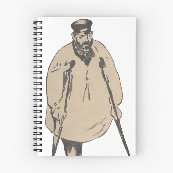 Item preview, Man on Crutches - Édouard Manet designed and sold by BildendeKunst.