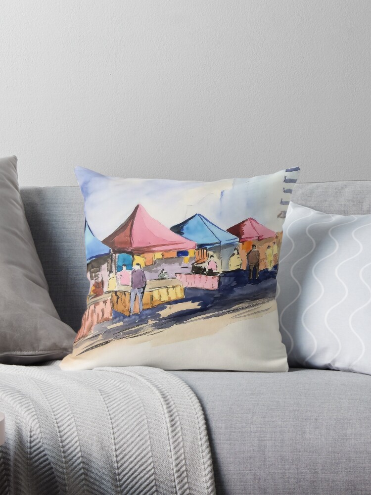 Thumbnail 1 of 4, Pillow, Bizarre designed and sold by KidSquidStudios.
