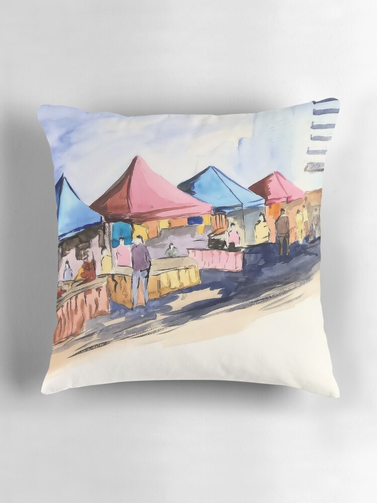 Thumbnail 3 of 4, Pillow, Bizarre designed and sold by KidSquidStudios.