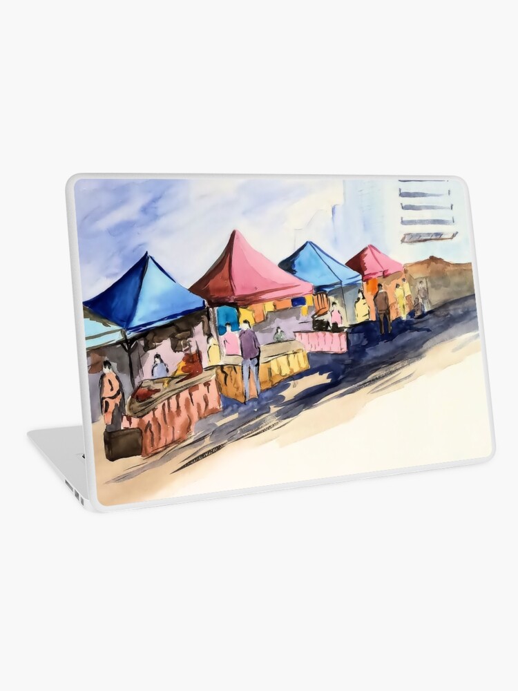Thumbnail 1 of 2, Laptop Skin, Bizarre designed and sold by KidSquidStudios.