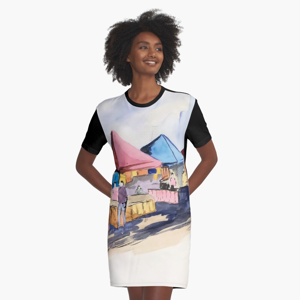 Item preview, Graphic T-Shirt Dress designed and sold by KidSquidStudios.